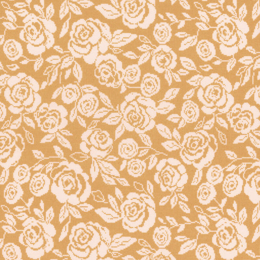 END OF BOLT 1016 Wild Honey 5251-16 Honey Moda by Lella Boutique Background 100% cotton quilting fabric