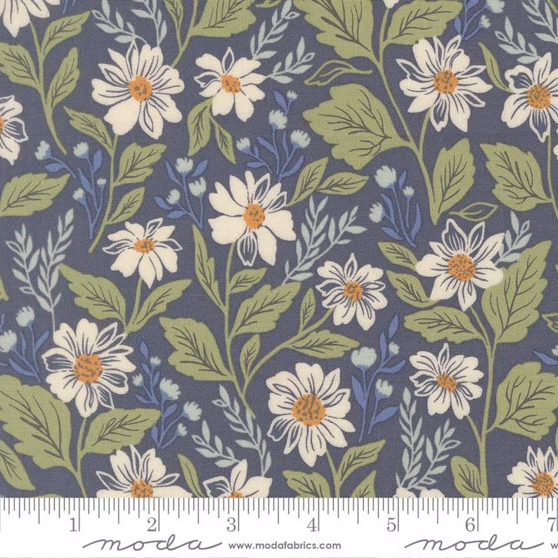 END OF BOLT 1063 True Love 5260 13 Twilight by Lella Boutique for Moda Fabrics 100% cotton quilting fabric