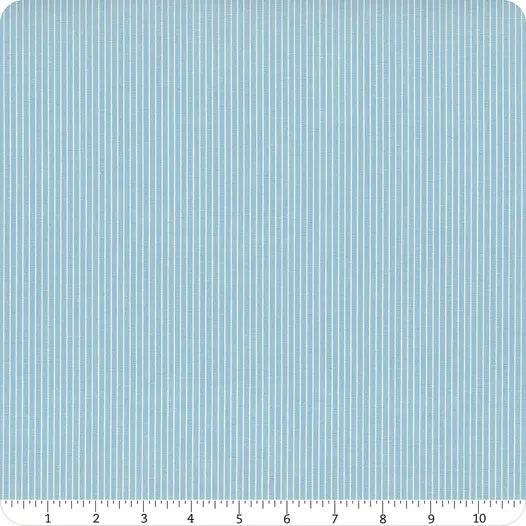 END OF BOLT 1080 Tilda Stripe Blue 160068 blue background 100% cotton quilting fabric