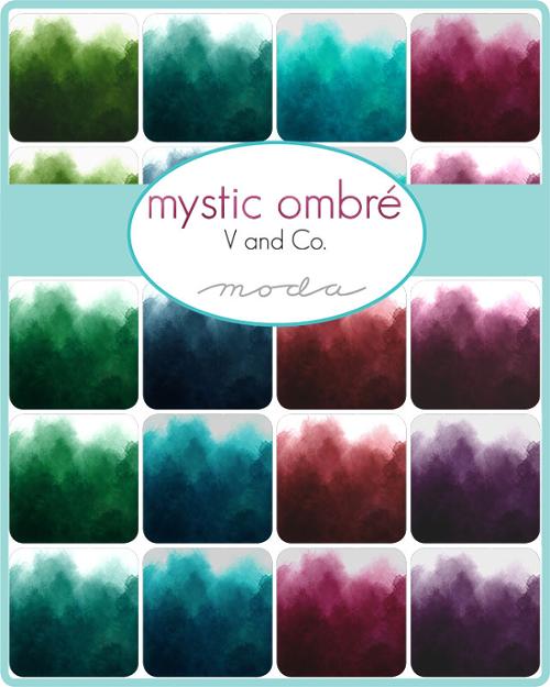 Mystic Ombre Jelly Roll® 10876JR Moda Precuts 100% cotton fabric quilt strips by V and Co. Vanessa Christenson