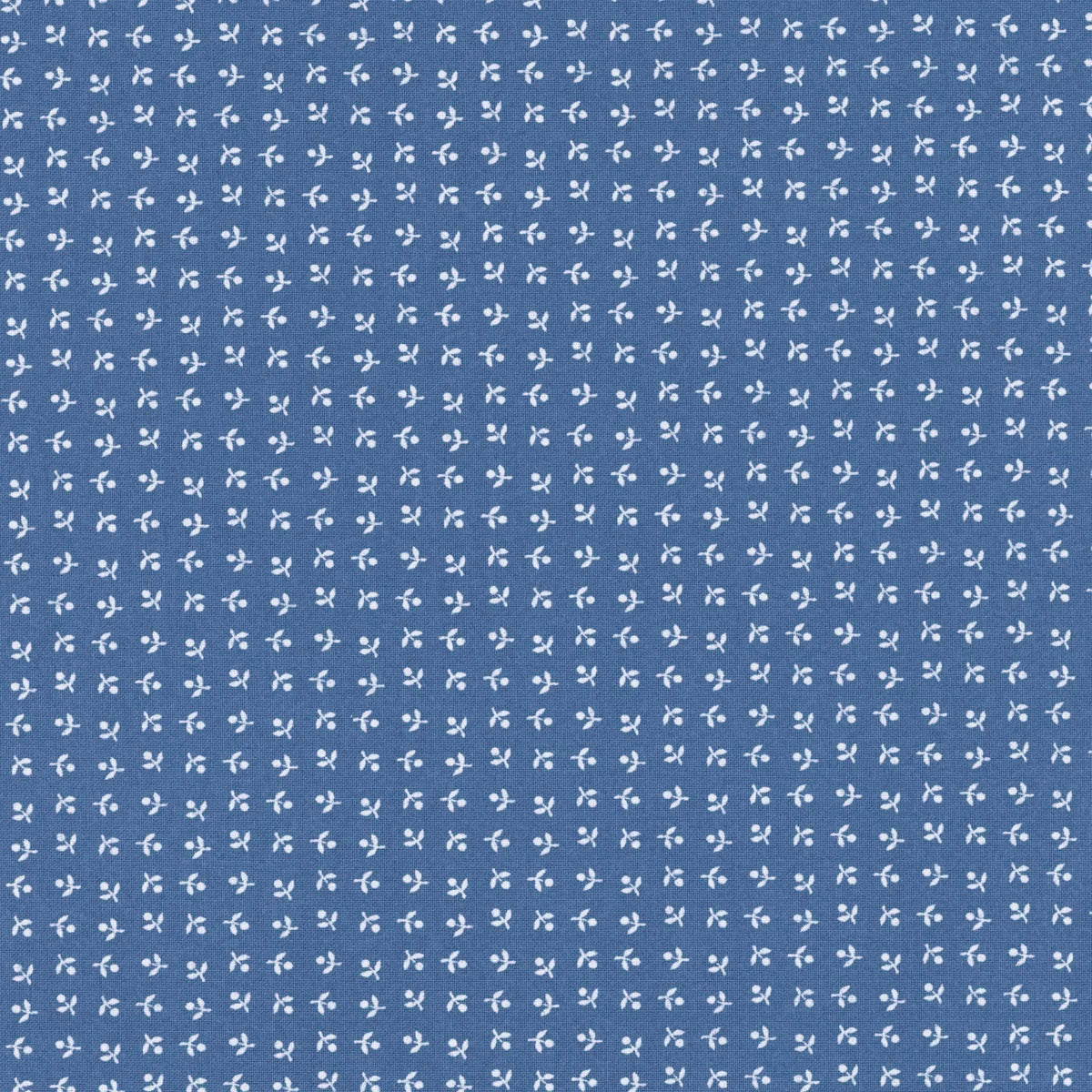END OF BOLT 1089 Moda Blueprint 55336-17 Sea by Camille Roskelley for Moda Fabrics Blue background 100% cotton quilting fabric