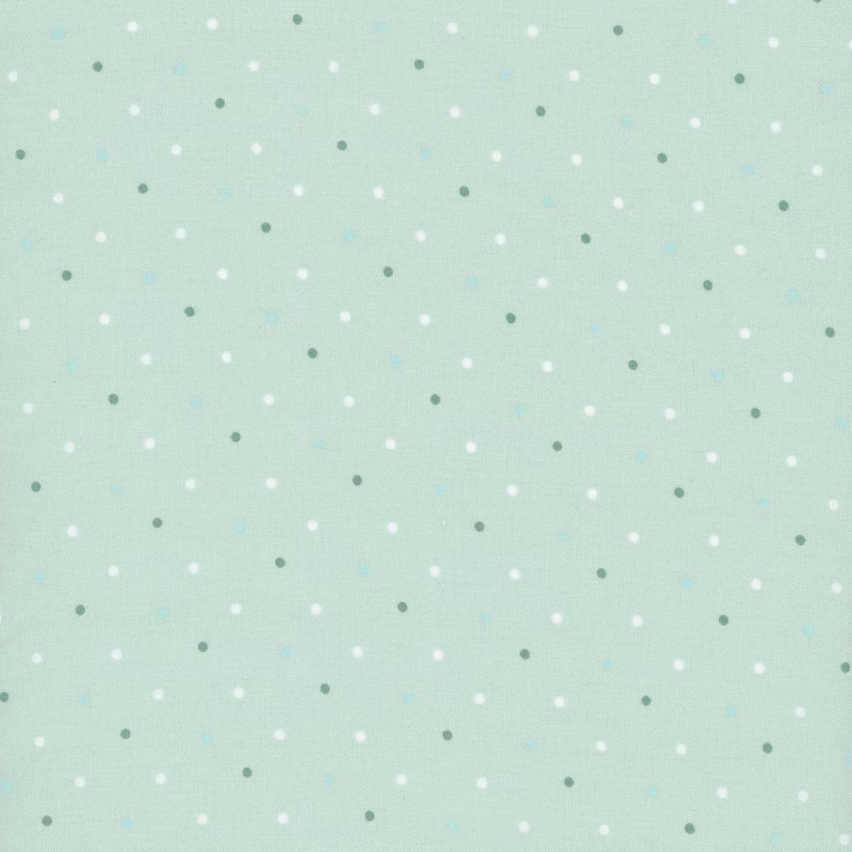 END OF BOLT 1092 Magic Dot  108026-64 Robins Egg by Lella Boutique for Moda Fabrics background 100% cotton quilting fabric