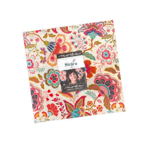 Sitara Layer Cake® 11980LC Moda Precuts Layer Cake 10" squares quilt fabric by Crystal Manning
