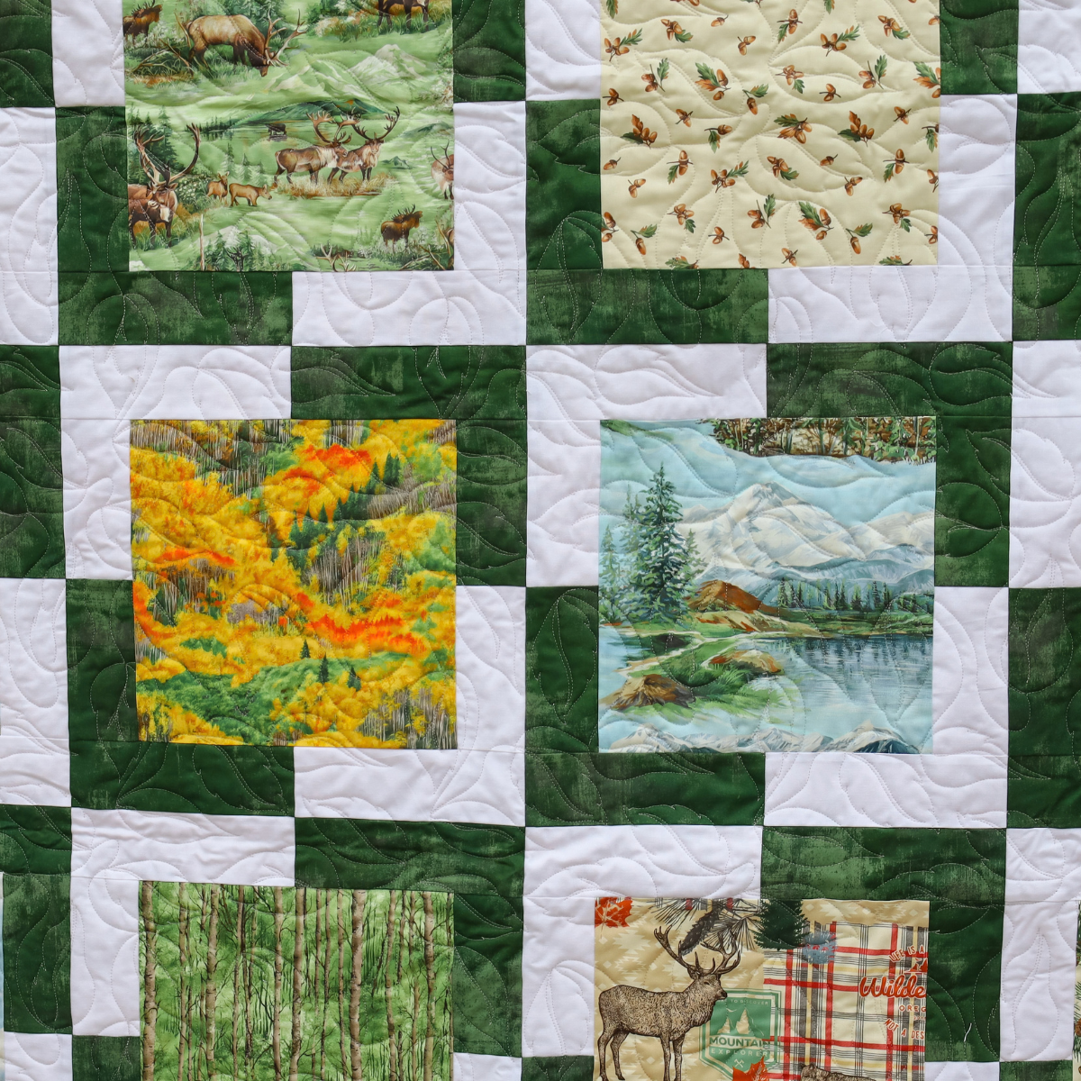 Iconic Lella Boutique Pre-Cut Ready-To-Sew Quilt Kit Featuring Wild Blue Yonder and Grunge  by The Moda designers