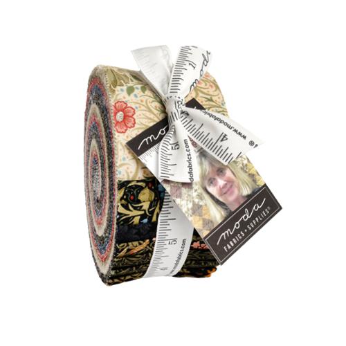 Morris Muse Jelly Roll® 13380JR Moda Precuts 100% cotton fabric quilt strips by Barbara Brackman