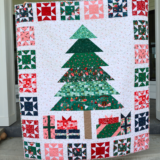 Presents & Pines Pre Cut Quilt Kit  by Jennifer Long Featuring Riley Blake Nutcracker Tradition