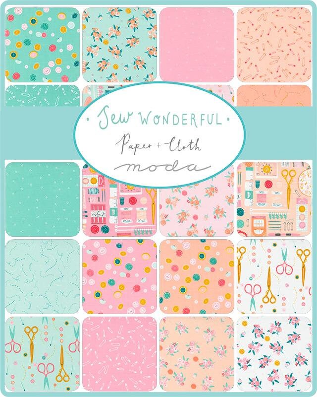 Sew Wonderful Paper + Cloth  pre cut Layer Cake 10 " fabric squares quilt Moda Fabric 25110LC