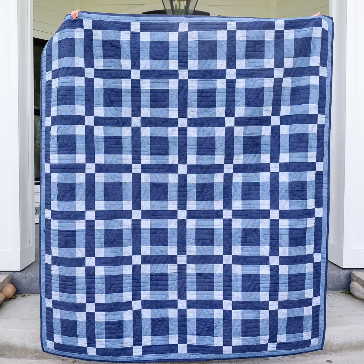 Lockstep Pre-cut Sew-Ready Quilt Kit | 65"x75"