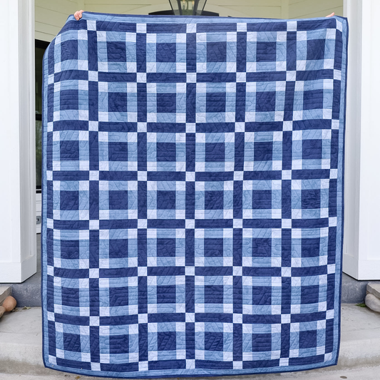 Lockstep Pre-cut Sew-Ready Quilt Kit | 65"x75"