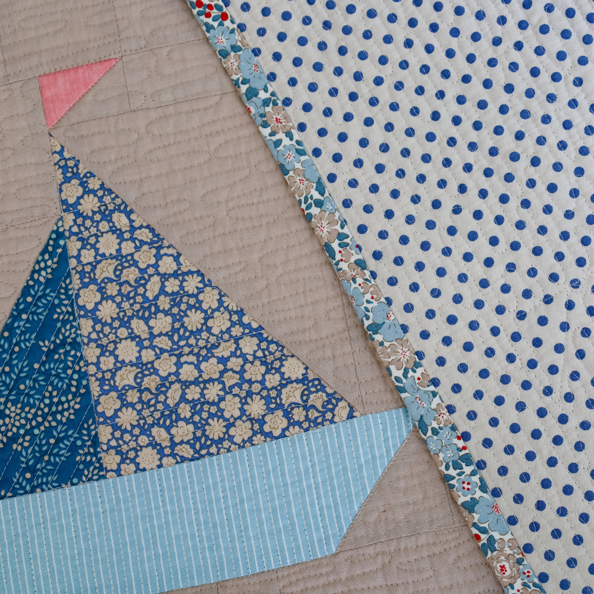 Tilda Sailboat Sew-Ready Precut Quilt Kit 58" x 68"