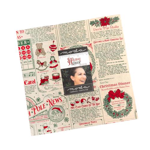 Holiday Cheer Layer Cake® 20970LC Moda Precuts 100% cotton quilting fabric 10" squares quilt fabric by Stacy Iest Hsu