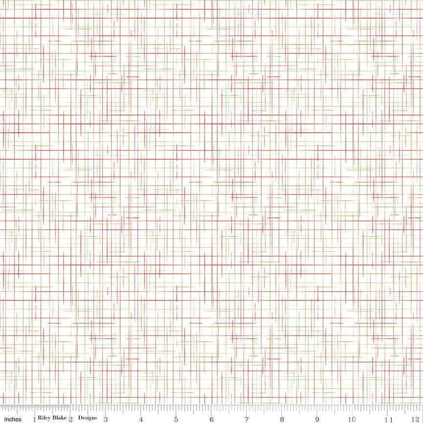 ENDOFBOLT97 Riley Blake Seasonal Basics C736 Gunny Sack Christmas background basic 100% cotton quilting fabric