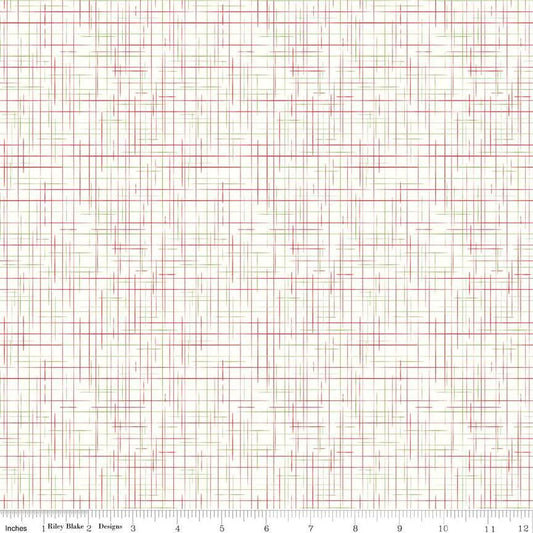 ENDOFBOLT97 Riley Blake Seasonal Basics C736 Gunny Sack Christmas background basic 100% cotton quilting fabric