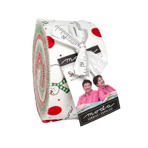 Snow Time Jelly Roll® 22500JR Moda Precuts 100% cotton fabric quilt strips by Me and My Sister Designs