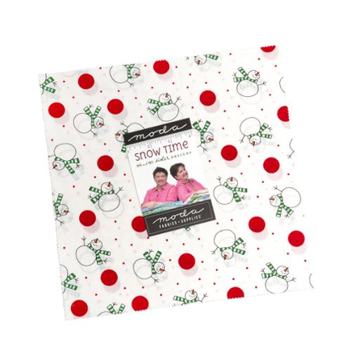 Snow Time Layer Cake® 22500LC Moda Precuts 100% cotton quilting fabric 10" squares quilt fabric by Me and My Sister Designs