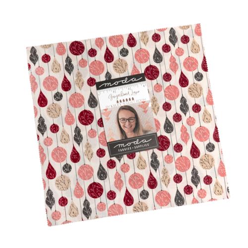 Gingerbread Lane Layer Cake® 26150LC Moda Precuts 100% cotton quilting fabric 10" squares quilt fabric by Kiley's Quilt Room