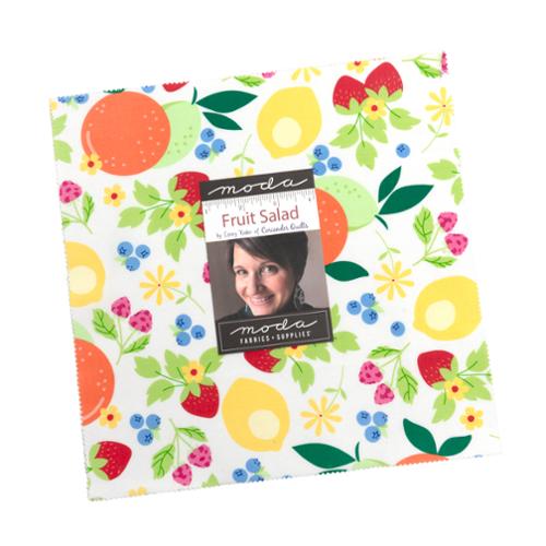 Fruit Salad Layer Cake® 29240LC Moda Precuts 100% cotton quilting fabric 10" squares quilt fabric by Corey Yoder