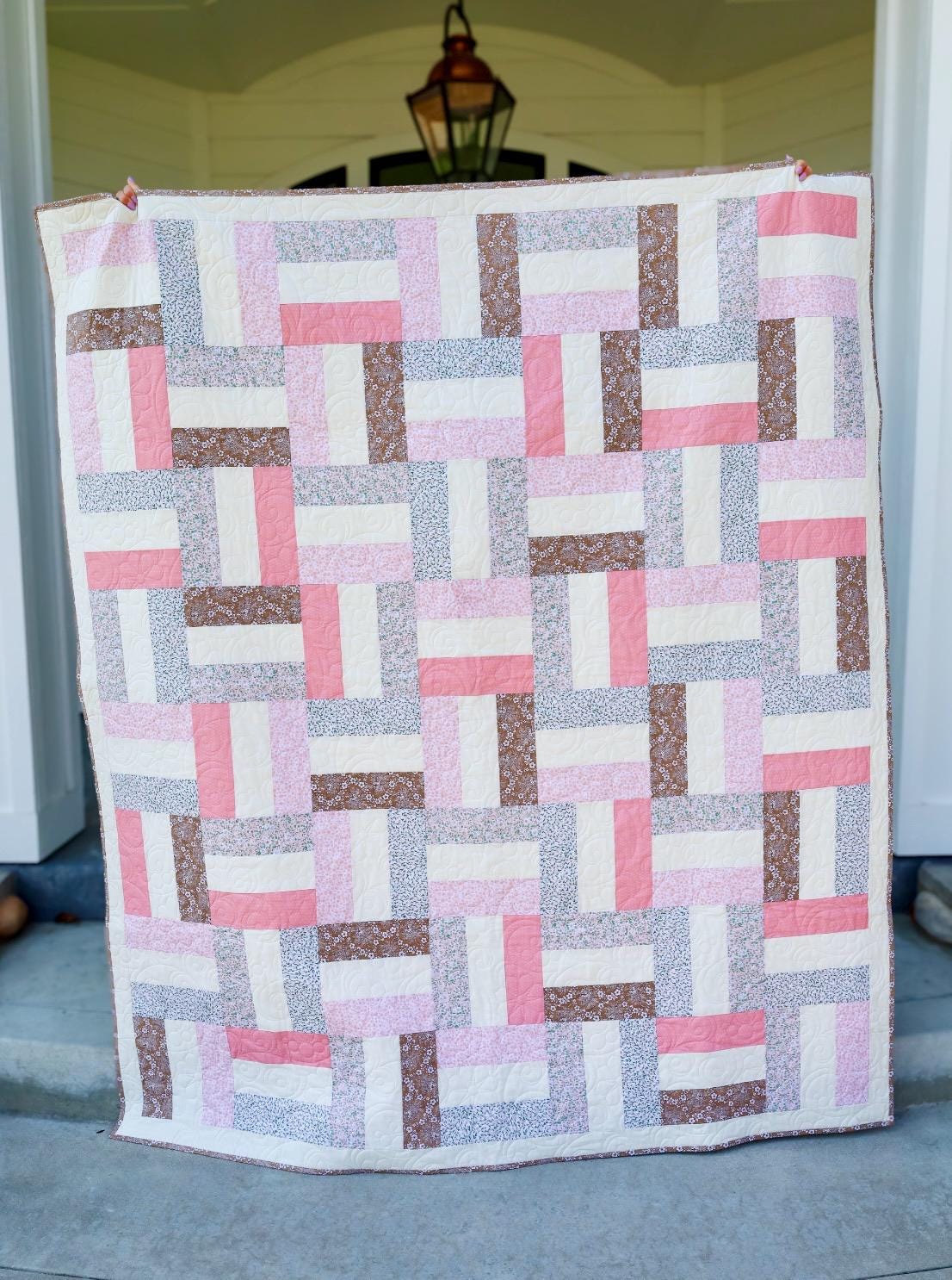 Picket Fences  Pre-Cut Ready-To-Sew Quilt Kit (Includes Backing!)