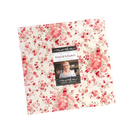 Petals Polka Dots Layer Cake® 3080LC Moda Precuts 100% cotton quilting fabric 10" squares quilt fabric by Bunny Hill Designs