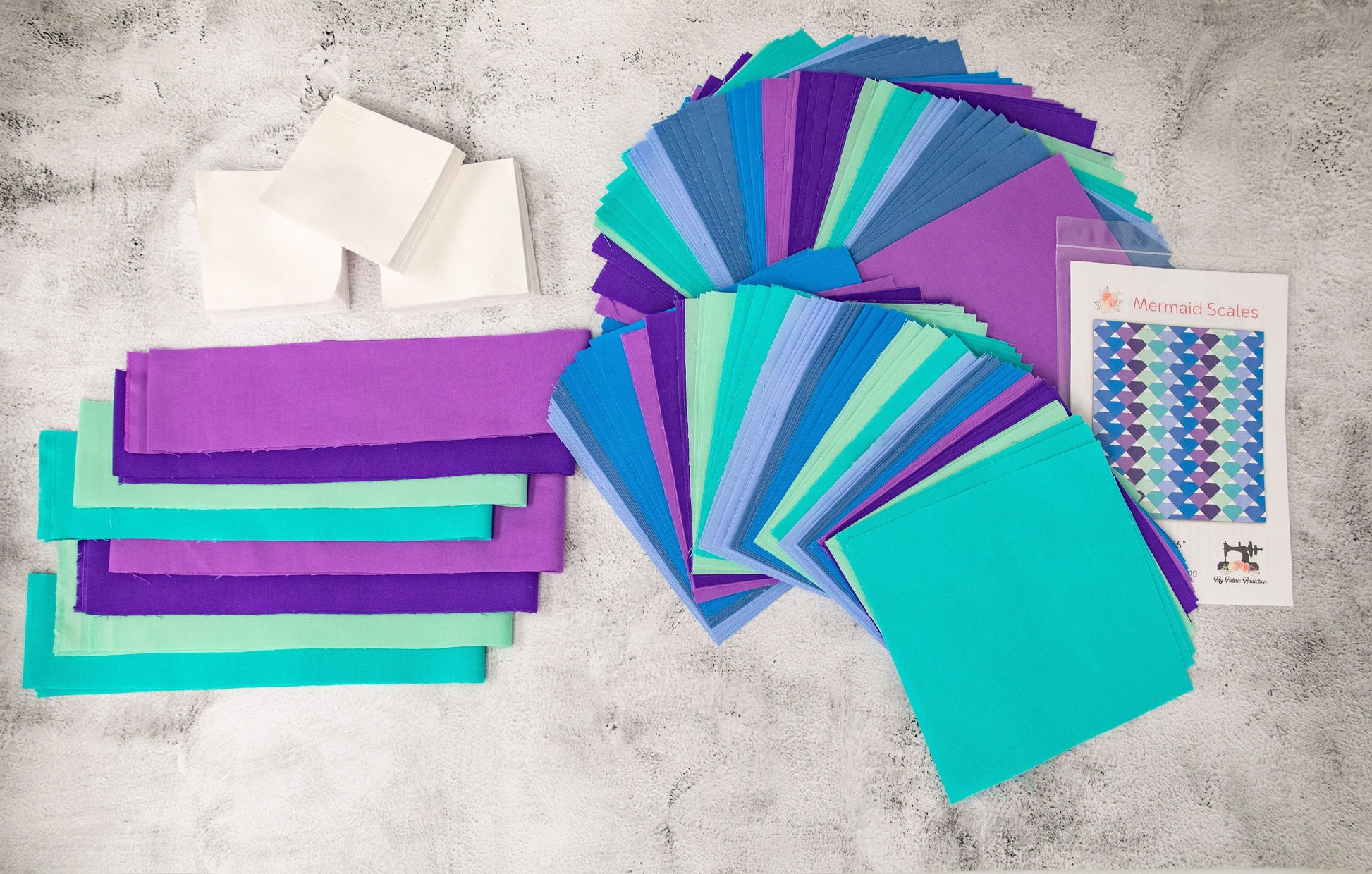 Mermaid Scales Pre Cut Quilt Kit – My Fabric Addiction