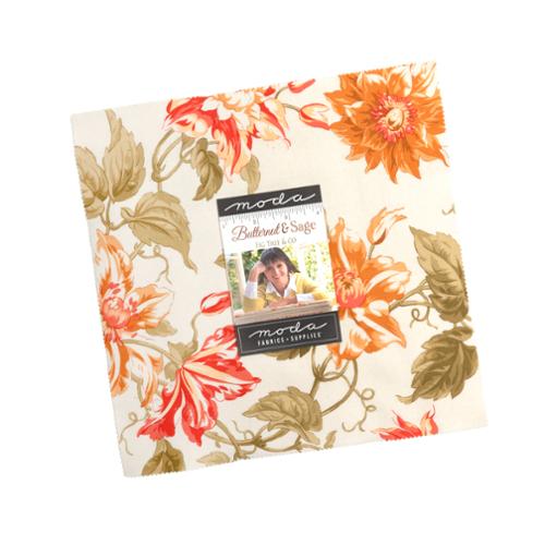 Butternut and Sage Layer Cake® 35440LC Moda Precuts Layer Cake 10" squares quilt fabric by  Fig Tree Co
