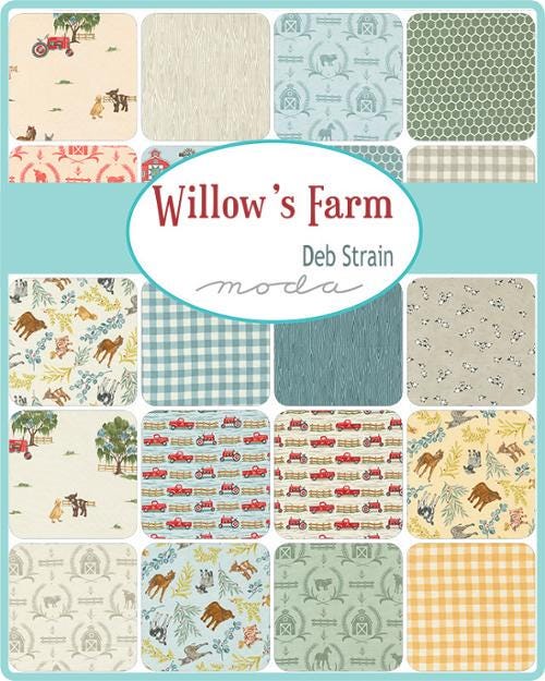 Willows Farm Jelly Roll® 56100JR Moda Precuts  100% cotton fabric quilt strips by Deb Strain