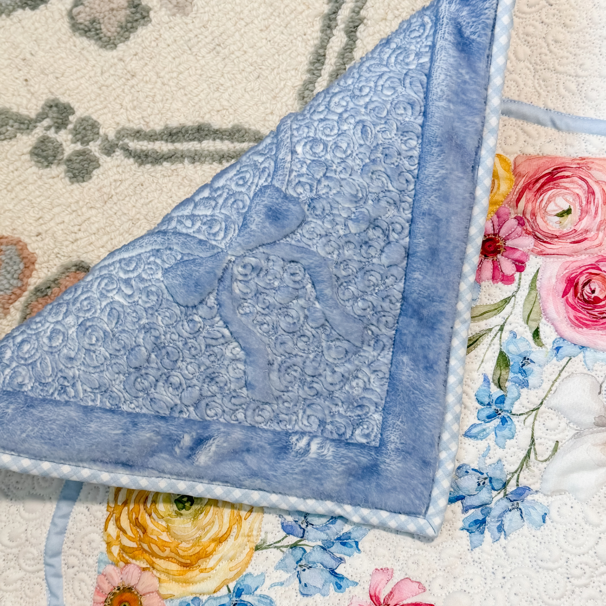 Lullaby Blossoms Easy Snuggle Quilt Kit - (PlushMere Backing Included)
