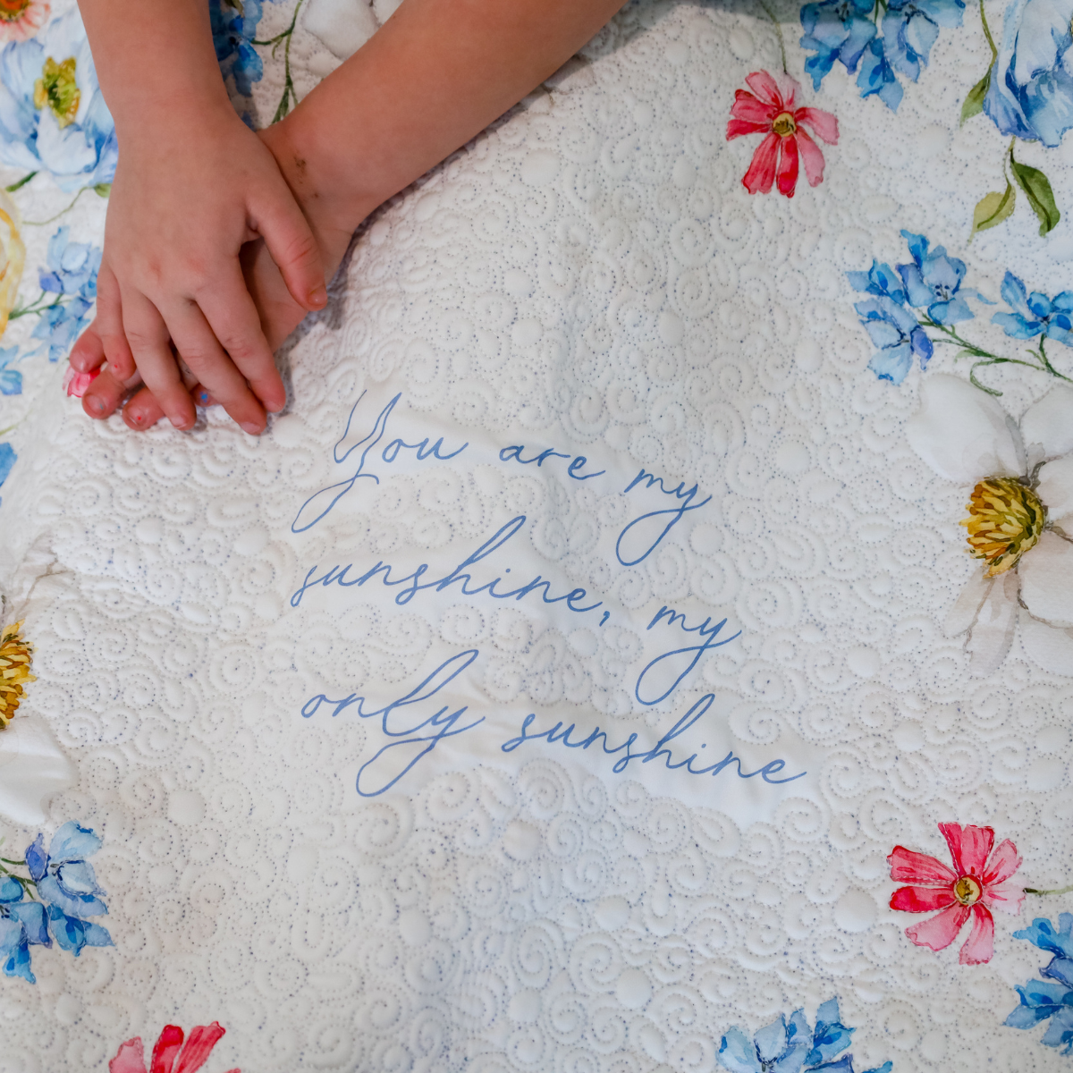 Lullaby Blossoms Easy Snuggle Quilt Kit - (PlushMere Backing Included)