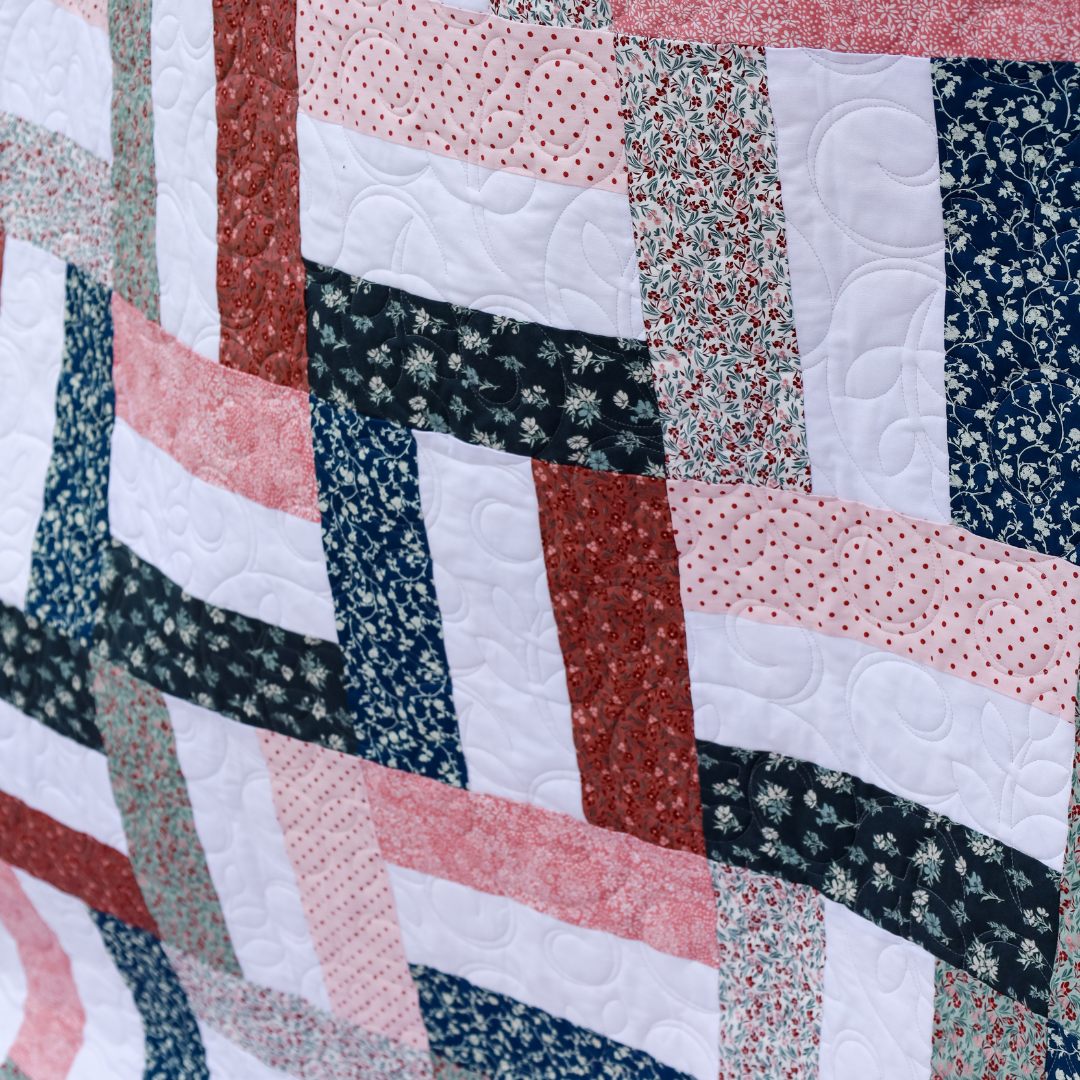 Picket Fences A Walk On The Prairie Riley Blake Designs  Pre-Cut Ready-To-Sew Quilt Kit