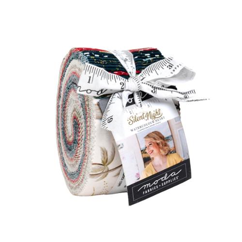 Silent Night Jelly Roll® 40050JR Moda Precuts 100% cotton fabric quilt strips by Watercolour Heart