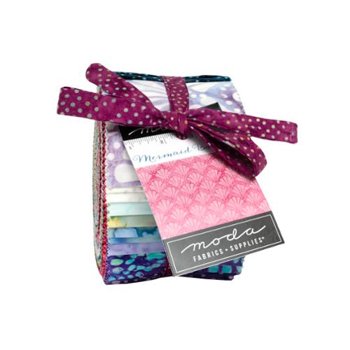 Mermaid Batiks Jelly Roll® 4390JR Moda Precuts Jelly Roll 100% cotton fabric quilt strips by Moda