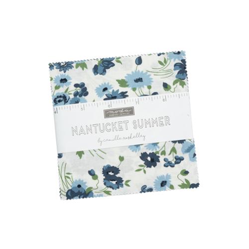 Nantucket Summer Charm Pack 55260PP Moda Precuts  Camille Roskelley precut  5" squares quilt fabric