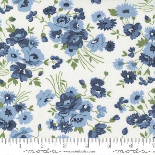Nantucket Summer Cream Multi 55260 11 Moda  backing for Edelweiss quilt, 5 yards