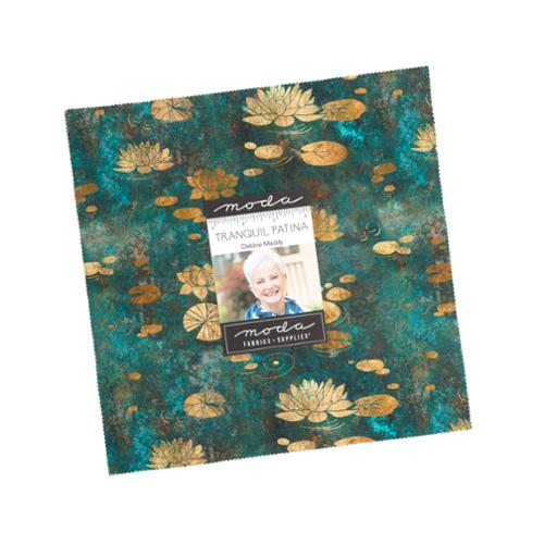 Tranquil Patina Layer Cake® 48110LC Moda Precuts Layer Cake 10" squares quilt fabric by Debbie Maddy