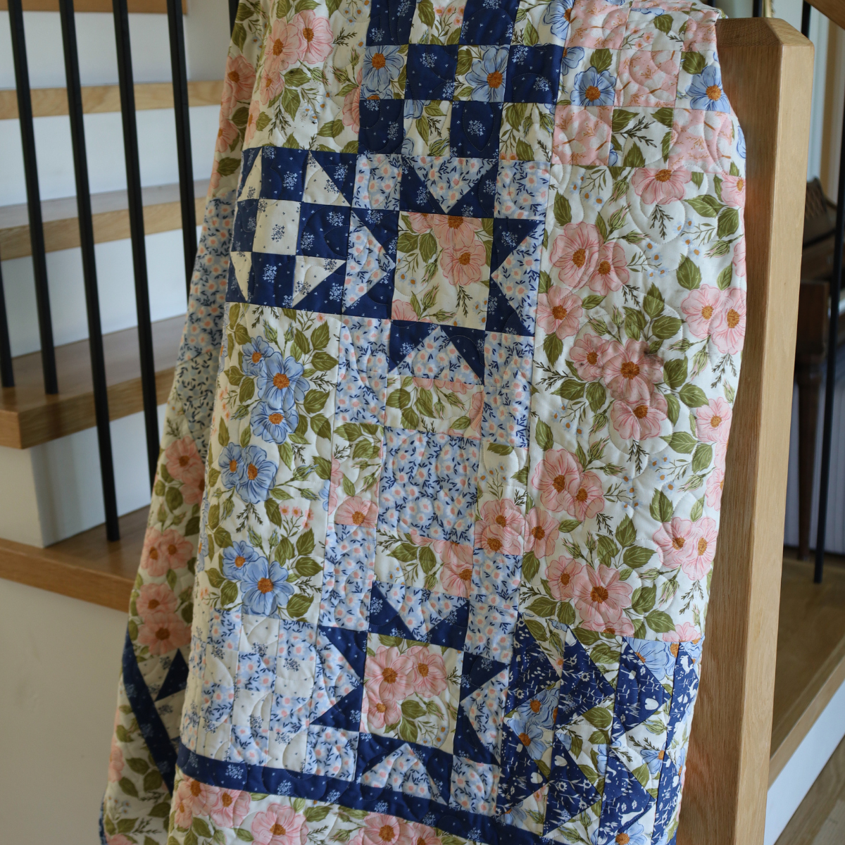 Giverny Pre Cut Quilt Kit | 66" x 74"
