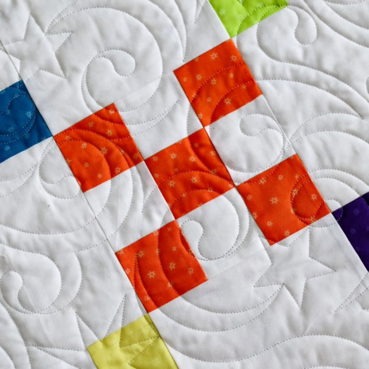 Happy Little Colors  Sew-Ready Quilt Kit Featuring Chromatical Fabrics Beginner Friendly