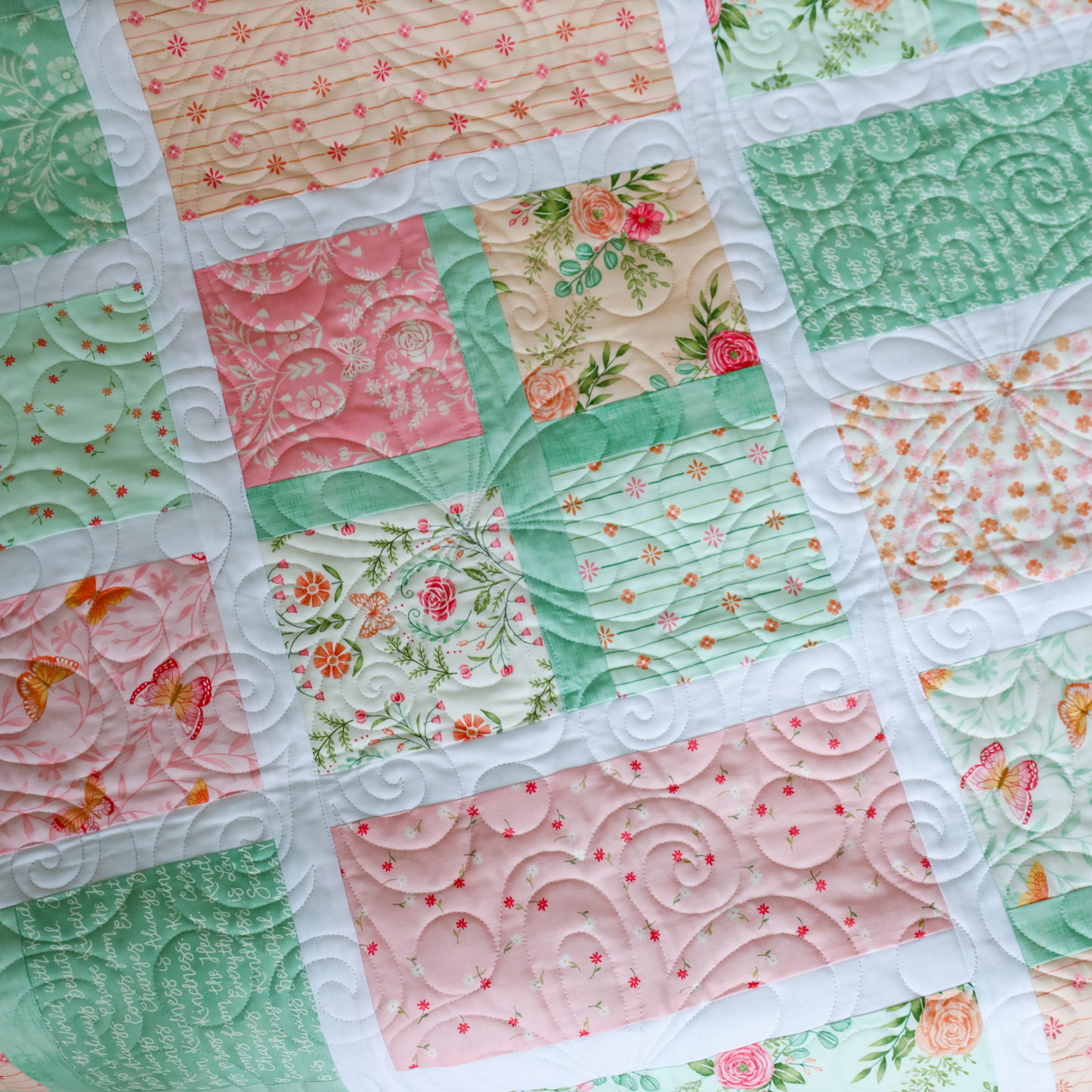 Apple Cider Pre Cut Sew-Ready Quilt Kit Featuring Adorable Kindness Moda Fabrics