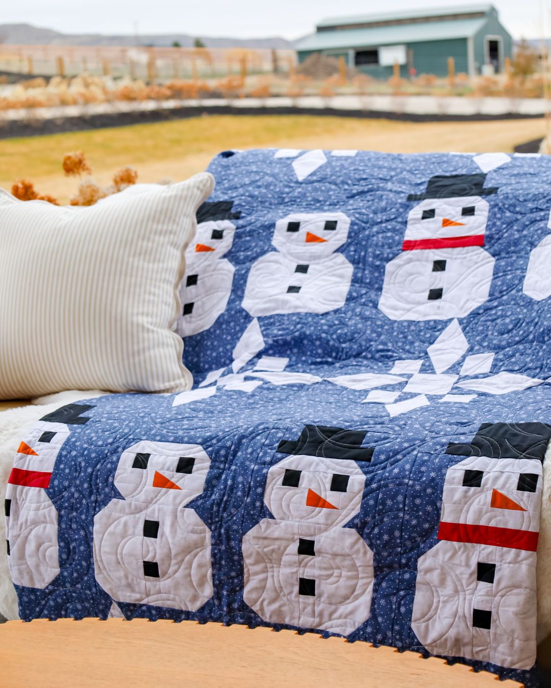 Frost Friends Snowman Pre Cut Quilt Kit