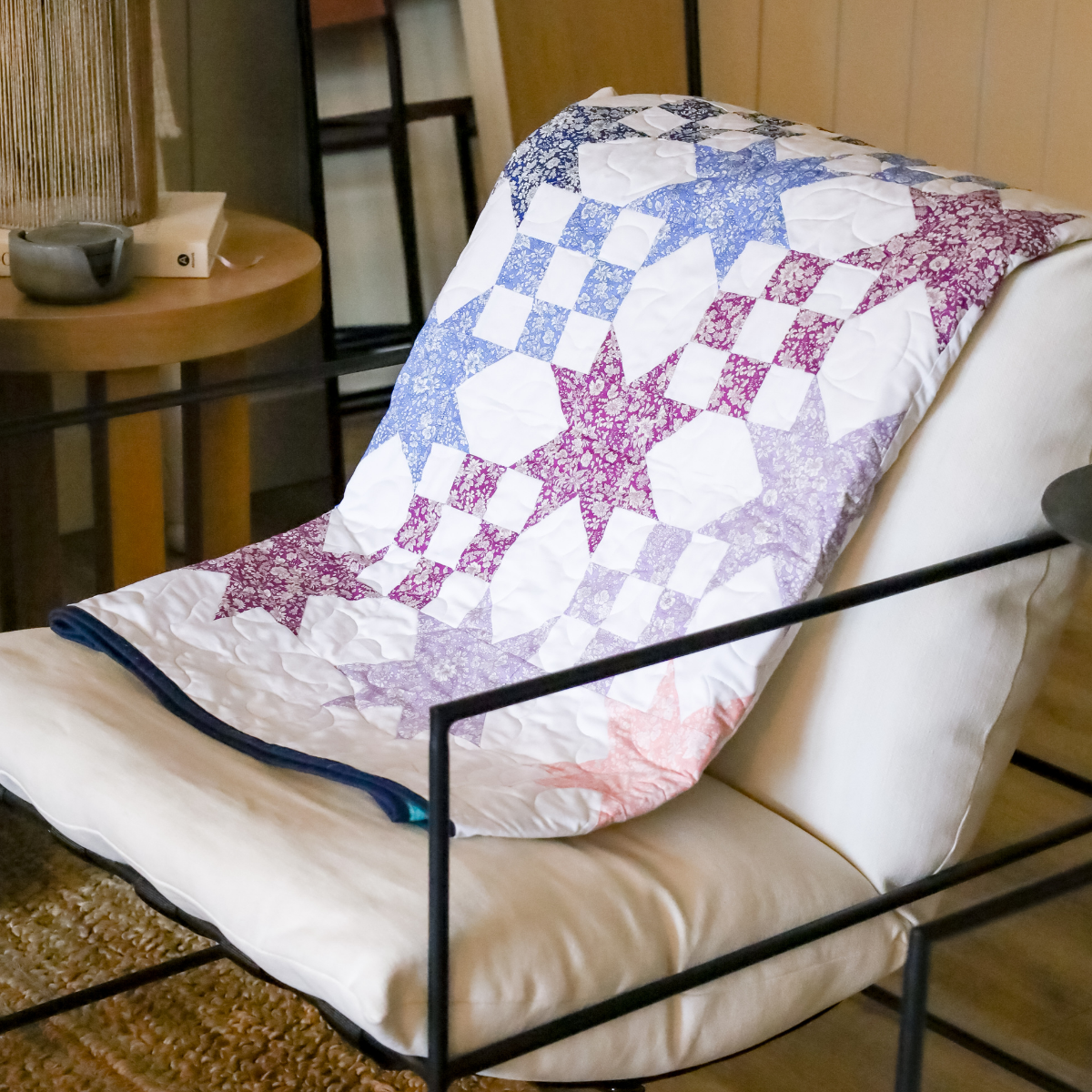 Star Studded Pre Cut Quilt Kit by GiGi's Thimble featuring Libery Of London Fabrics by Emily Belle
