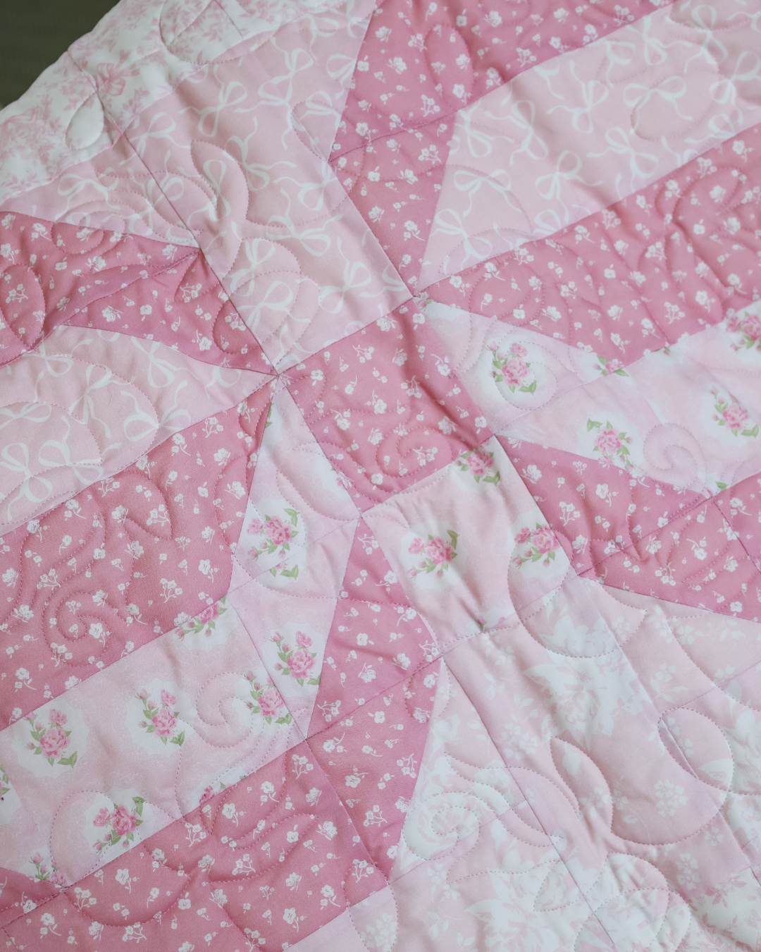 Love Blossoms Pre Cut Quilt Kit