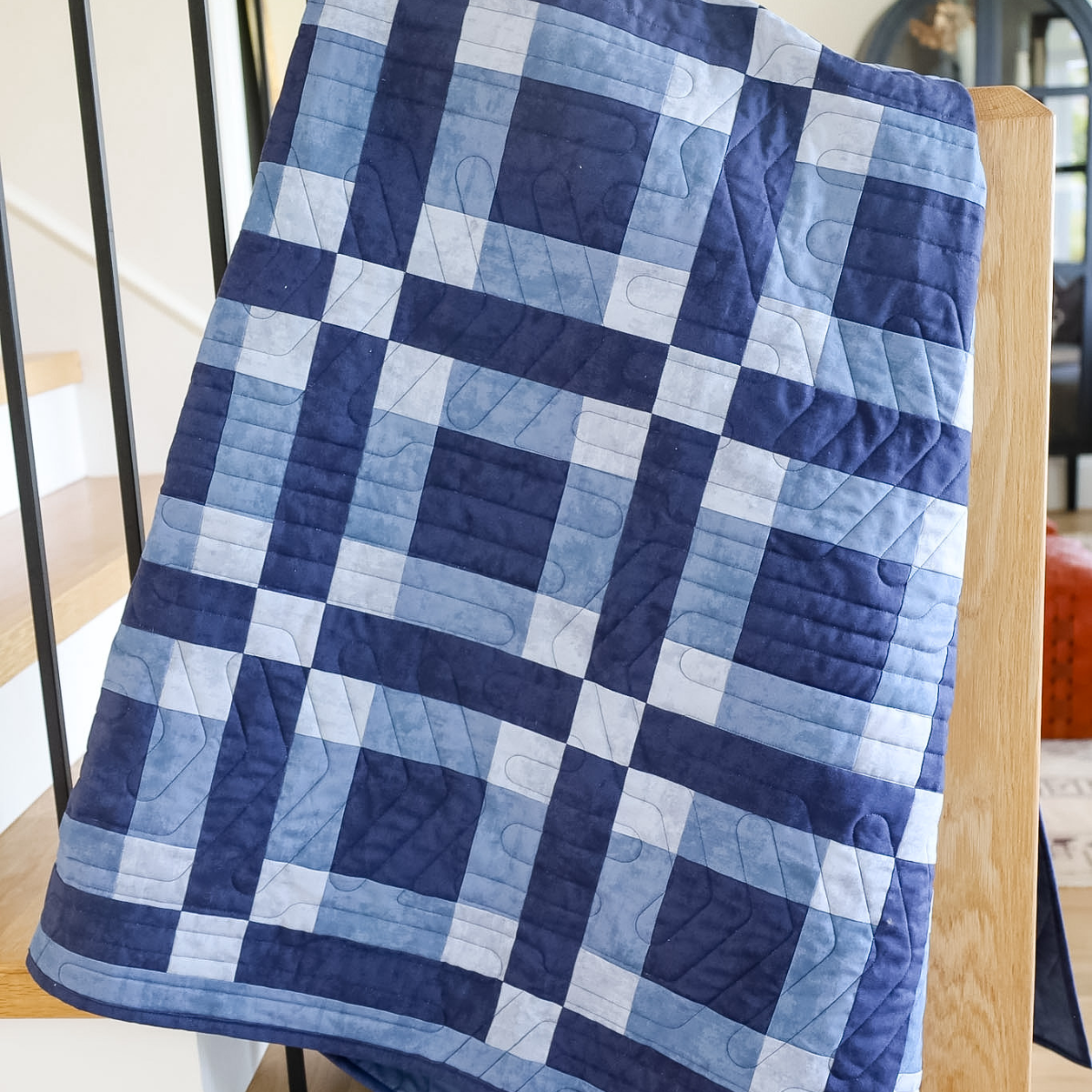 Lockstep Pre-cut Sew-Ready Quilt Kit | 65"x75"