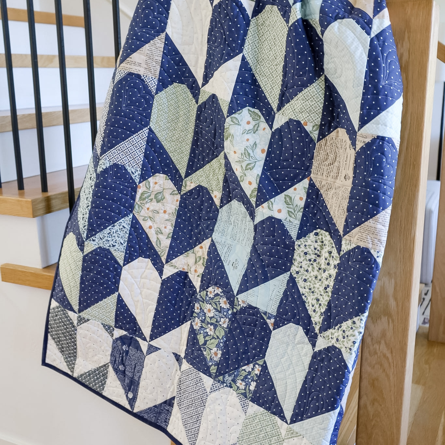 Achy Breaky Pre-Cut Quilt Kit – Featuring True Love by Moda ❤️