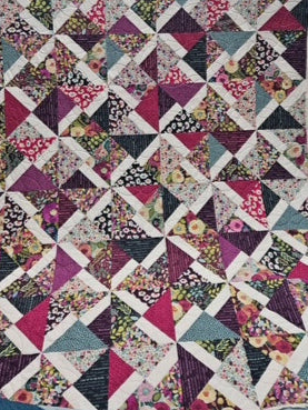 Amalie  Sew-Ready Quilt Kit: Riley Blake Designs Quilt featuring gorgeous Fragrant Fields