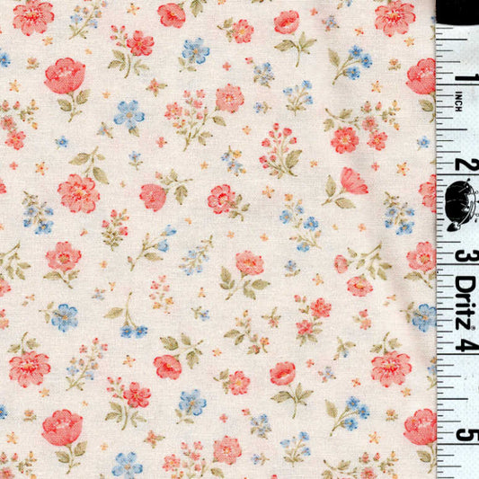 5-Yard Continuous Fabric Cuts Cottage Garden – Endless Possibilities!