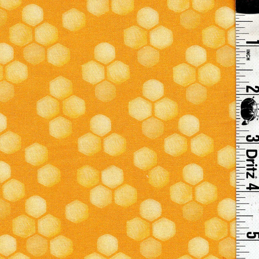 5-Yard Continuous Fabric Cuts Honey Tiles – Endless Possibilities!