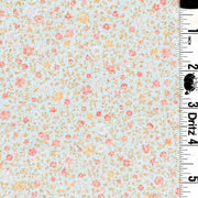 5-Yard Continuous Fabric Cuts Posies Blue – Endless Possibilities!