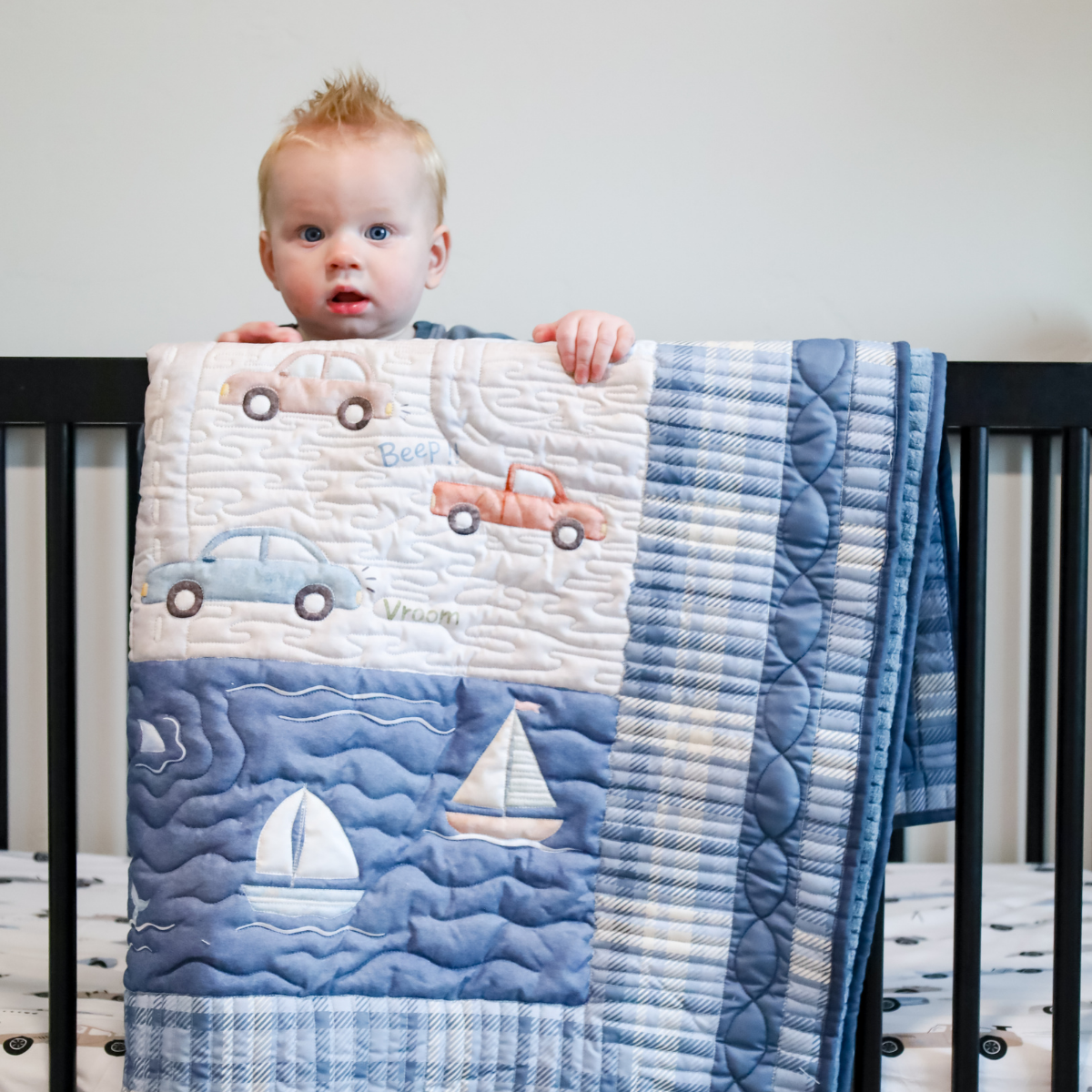 Busy Movers Easy Snuggle Quilt Kit (PlushMere Backing Included)