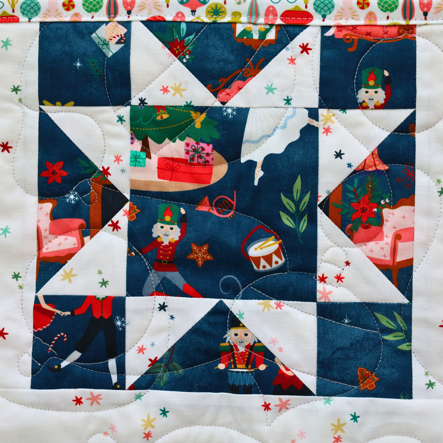 Presents & Pines Pre Cut Quilt Kit  by Jennifer Long Featuring Riley Blake Nutcracker Tradition