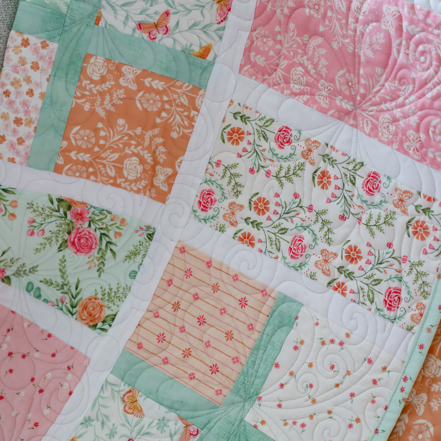 Apple Cider Pre Cut Sew-Ready Quilt Kit Featuring Adorable Kindness Moda Fabrics