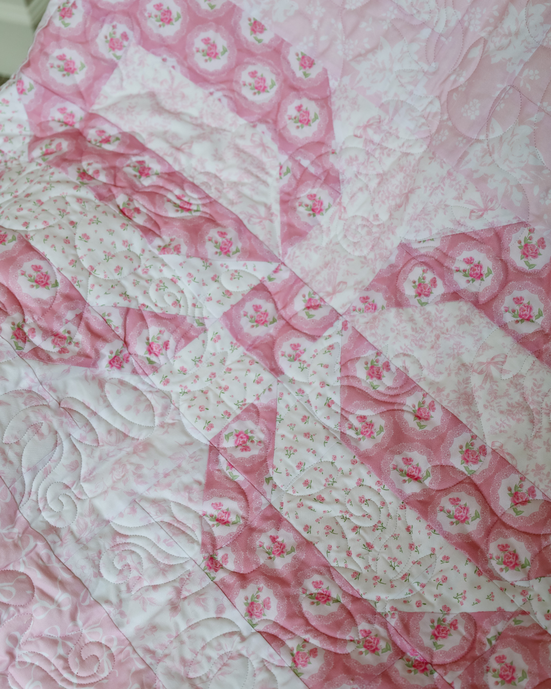 Love Blossoms Pre Cut Quilt Kit